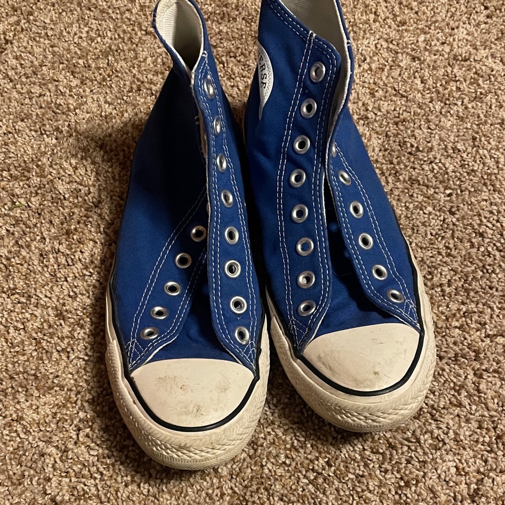 Converse Women's Blue High-Top Sneakers